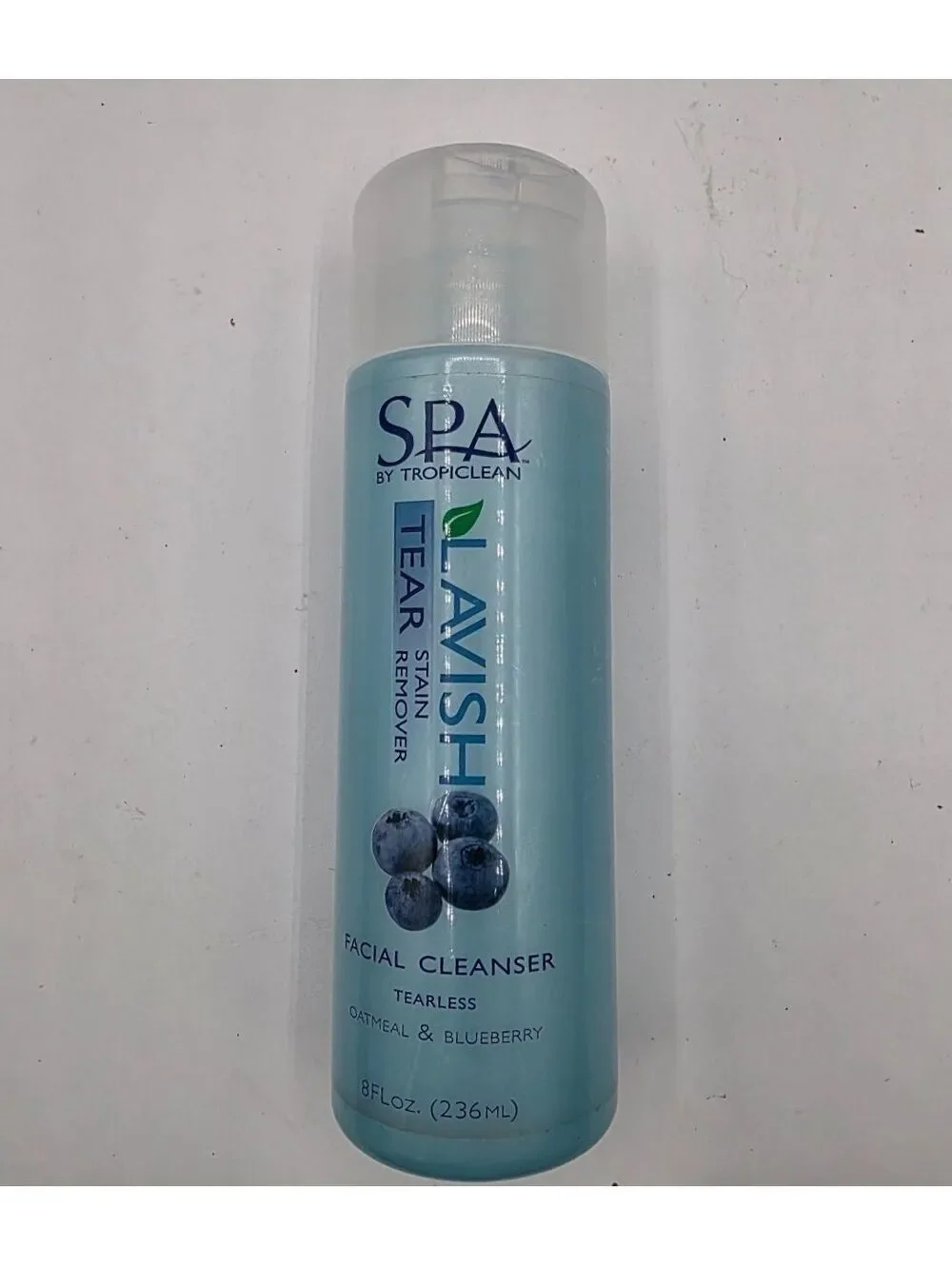 TropiClean SPA Tear Stain Remover for Dogs, Blueberry Facial Shampoo *See Note*